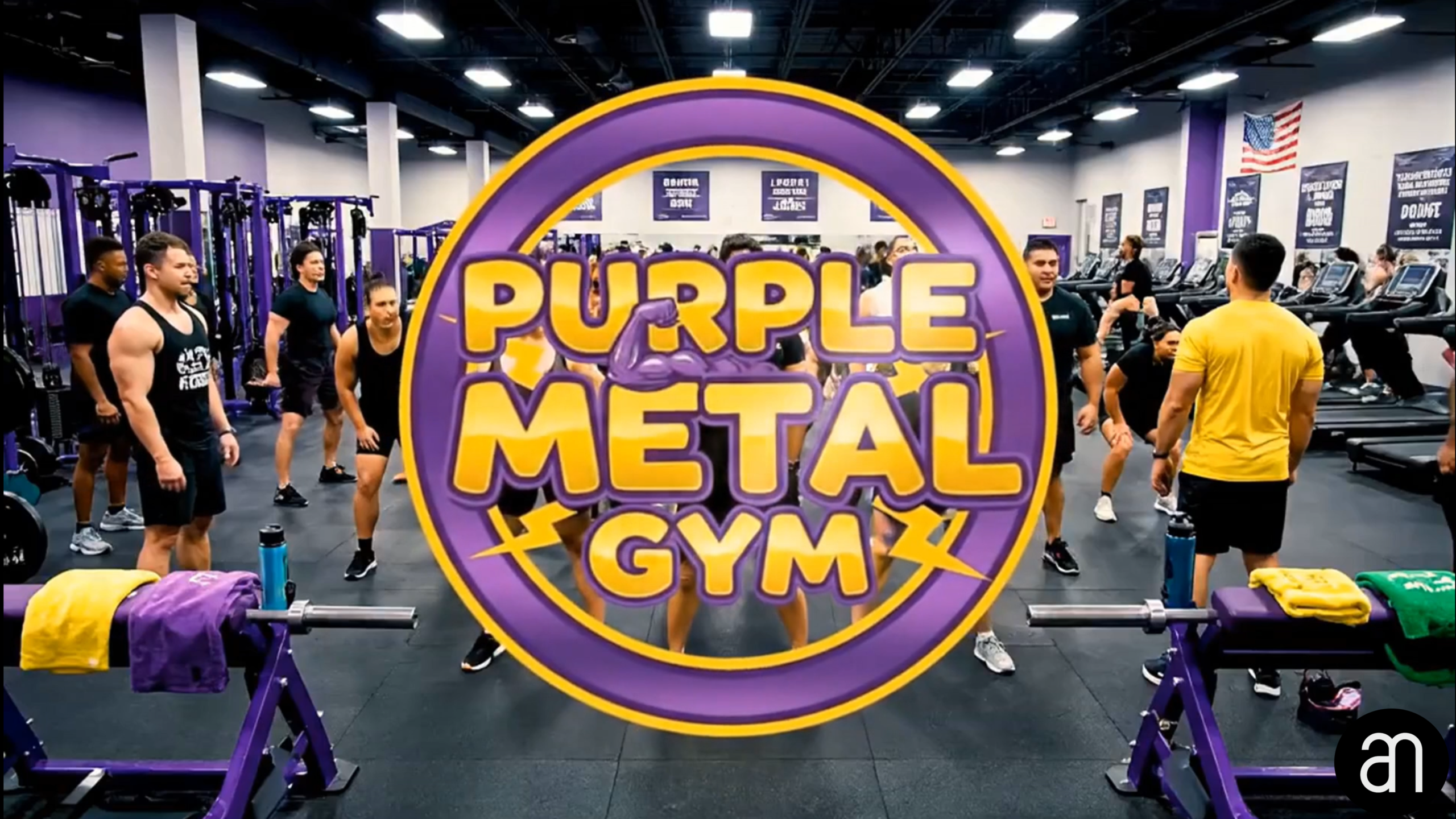 Purple Metal Gym Ad Aiisvari Media